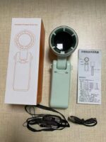 Turbo Rechargeable Fan 1800mAh Battery Portable Mini USB Fan for Home Office Travel - Image 3